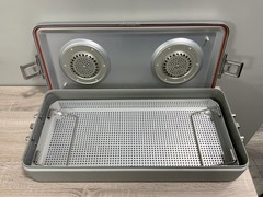 Medline SteriSet Full-Size Sterilization Container w/ Tray 23.5”x10.8”x4.5”