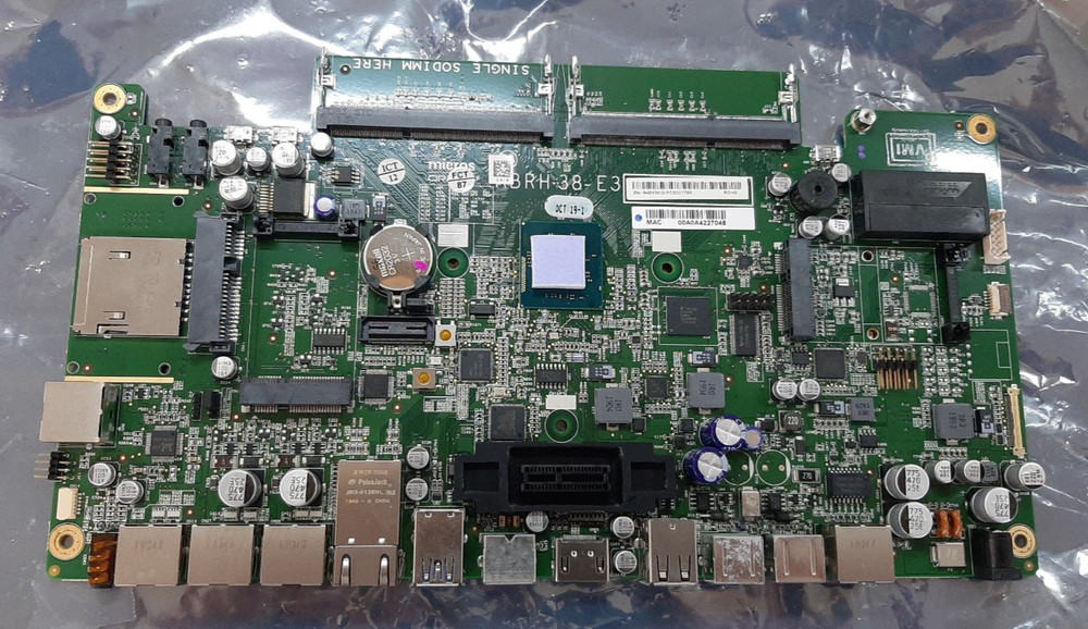 Micros Oracle Workstation 6 610 Intel Atom E3827 1.74ghz Motherboard Win 8