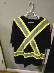 JORESTECH Industrial Safety Vest Black Yellow Gray with Reflective Stripes