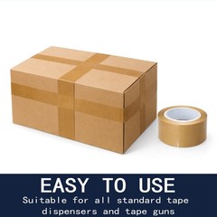 2 Mils Packing Shipping Tape 1.88“ x 110 Yards Carton Sealing tan Packing Tape