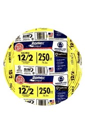 250 ft. 12/2 Solid Romex SIMpull CU NM-B W/G Wire,