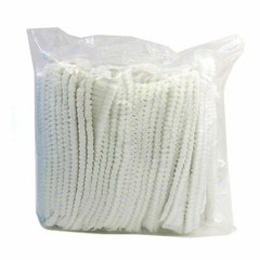 100-1000pcs Disposable Hair Net Non-Woven Head Bouffant Hair Cap 24″