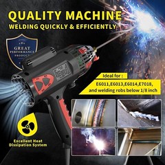 Maquina De Soldar De Mano 20A-135A Pistola Digital Soldadora Portátil Para Metal