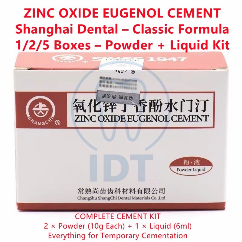 Shanghai Zinc Oxide Eugenol Cement Dental, Temporary Luting Filling