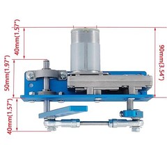 DIY Design 24V Reciprocating Swing Motor 20-120 Degrees Adjustable Speed 90rpm