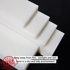 GYOFFULL HDPE Block 3/4″x4.5″x3″ 4pcs White Plastic Sheet