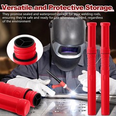 4 Red Welding Rod Storage 40 Inch Tig Rod Storage Canisters Welding Electrode