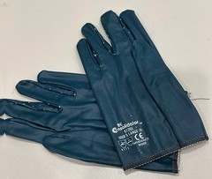 12 PR Carpentry Landscaping Gardening Construction FULL GRIP NITRILE Work Gloves