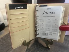 Filofax Pocket Dorset Italian Leather*Look Closely At Pictures-cracking*