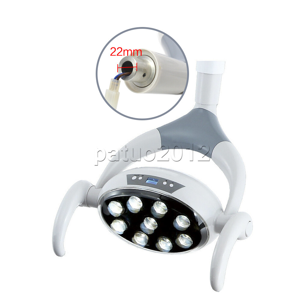 Dental 9 LED Lamp Oral Light Induction Senser For Dental Unit Chair 22mm/26mm