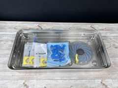 AESCULAP JM440 STERILIZATION CONTAINER CASE W/ TRAY LID 22’’ X 11’’ X 4″ Extras!