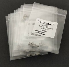 100Packs Dental Orthodontic Buccal Tube 2nd Roth 0.022 Molar Bondable No-cov