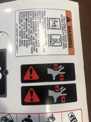 NEW Forklift Safety Decal KIT Toyota Forklift OSHA Compliant kit