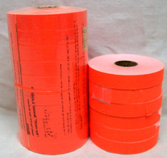 NEW 20,000 (16 Rolls) Orange Labels For Monarch 1142 Pricing Gun (1″ x .6″)