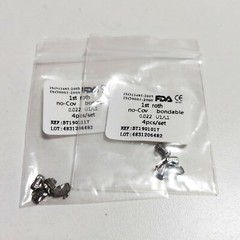 40Pcs Dental Buccal Tube 1ST Molar Roth 0.022 Bondable No-cov U1/L1 4pcs/set