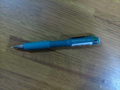 Pentel Twist-Erase 3 Mechanical Pencil 0.7 Turquoise Barrel/Free 3 color hi-lite