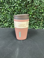 Owala SmoothSip Slider Insulated Stainless Steel Coffee 12 Ounces, Cozy Cocoa