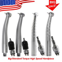 Yabangbang Dental High Speed Handpiece with 4 Holes Quick Coupler 360° Swivel