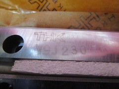 THK HR2042, HR SET, Includes One HR2042 Caged Ball LM Guide Block with two 670mm