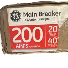 GE Outdoor 200 A 20/40 Main Breaker Load Center Contractor Kit TM2020RCUBK1