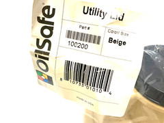 Oilsafe 100200 Multipurpose Utility Lid, Beige, 48mm Opening
