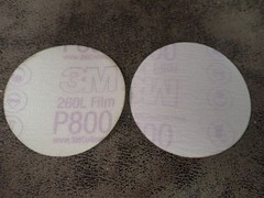 Box of 50 NEW 3M 00910 Hookit 260L Finishing Film Discs 3″ P800 Grit (G42)