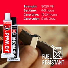 J-B Weld 8265S Original Cold-Weld Steel Reinforced Epoxy – 2 oz.