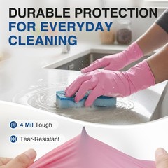 Versatile 4-mil Nitrile Gloves in Cherry Blossom – Ideal for Medical & Salon Use
