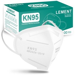 100 Pack KN95 Face Masks – Breathable Disposable Dust Masks for Adults, White