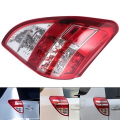 2009-2012 Toyota RAV4 Left Driver Tail Light Halogen Clear Lens Red 8156142130