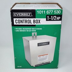 Everbilt 1-1/2 HP 230V NEMA 3R Control Box for Submersible Well Pump HDCB15