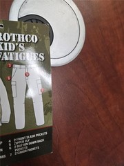 .= Rothco Kid Fatigues Pink Camo Pants Large Size 26″-30″ 2 Cargo Pockets NEW