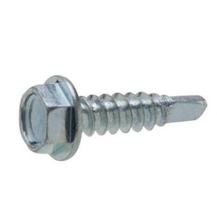 Hex Washer Head #10 x 1-1/4″ Zinc TEK Self Drilling Sheet Metal Screws 4000 Qty