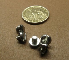 18-8 Stainless Steel Pan Head Slotted Machine Screw 8-32 x 3/16″, 300 pcs