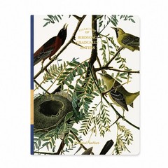 Set of 4 Vintage Bird Hardcover A5 Blank Notebooks Journal Sketchbook 288 Pages
