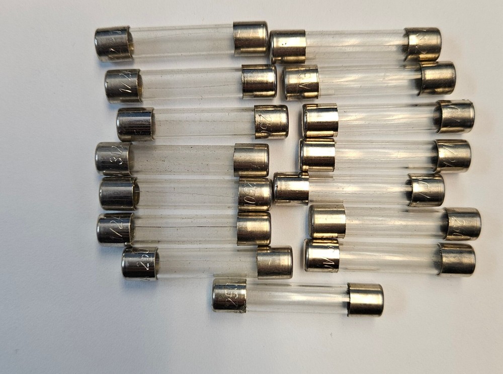Lot of 15 LittleFuse 3AG 0.5A 250V 1/2 AMP Fast Acting 1/4″x1/4″ Glass