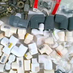 PVC/Metal Plumbing Fittings Lot DIY Handyman Plumber New Open Box