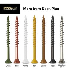 Rust Resistant Exterior Wood Screws 2-1/2″ – 73pcs Epoxy Coated with Torx Drive