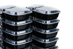 5 Set Microwavable Food Containers with Lids BPA Free Reusable Meal Prep 32 Oz.