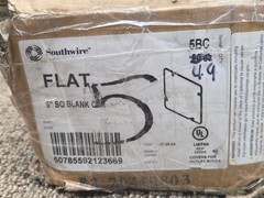 Lot of 49 Southwire Garvin 5 Inch Square Cover Blank (5BC)