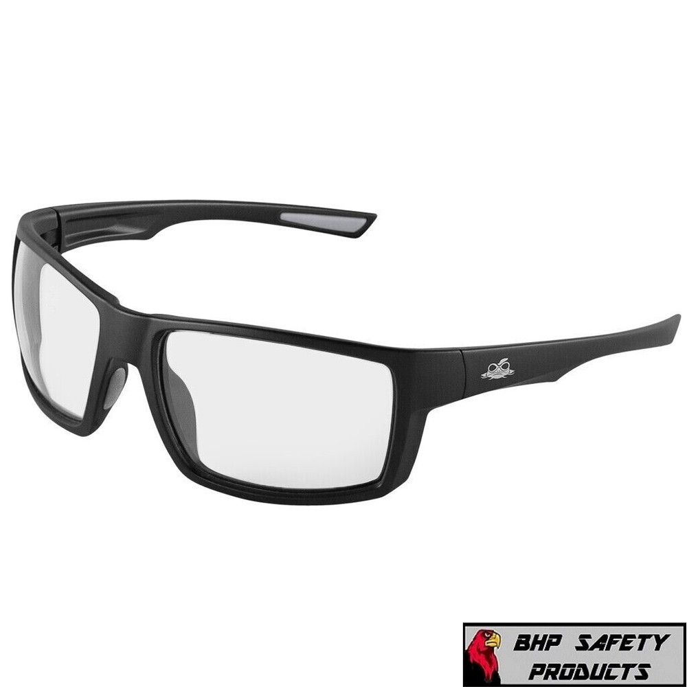 Bullhead Sawfish Photochromic Clear to Smoke Performance Anti Fog Safety Glasses