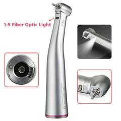 NSK Ti-MAX X95L Type Dental 1:5 LED Fiber Optic Contra Angle Handpiece Red Ring