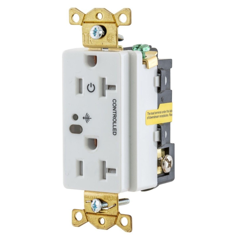 HUBBELL 5362RFC1W Duplex Receptacle, lot of 10