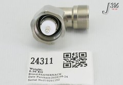 24311 PASTERNACK NOVELLUS HF RF GENERATOR RIGHT ANGLE ADAPTER (NEW) PE9398