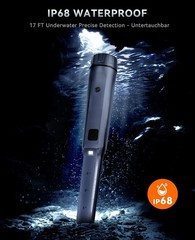 Metal Detector Pinpointer Rechargeable – 800mAh Battery 15H Use – IP68 Fully