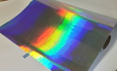 OILSLICK Rainbow Holographic Vinyl 24″ x 150 Feet, NeoChrome Shimmer Made in US