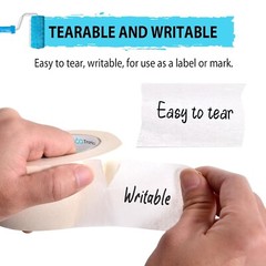 White Painters Tape Multi-Surface Tape, 2 in x 60 yards per roll, Easy to Remove
