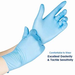 1000pcs Non-Latex Nitrile Exam Gloves Powder Latex Free 4 mil Rubber Clean M/L