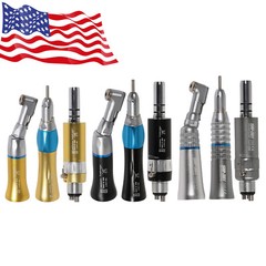 Low Speed Contra Angle Handpiece Straight 1:1 4Hole E-type Motor 4CL Dental