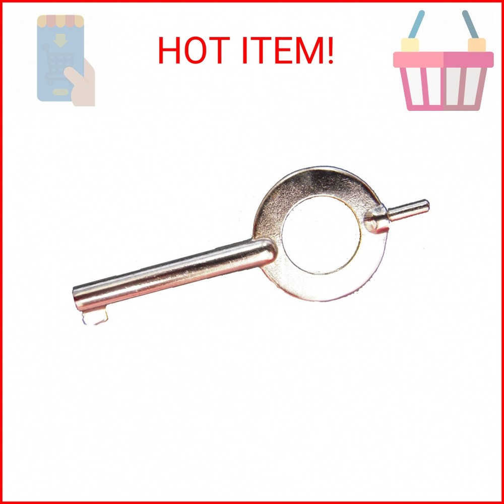 Rothco Standard Handcuff Key, Nickel Plated